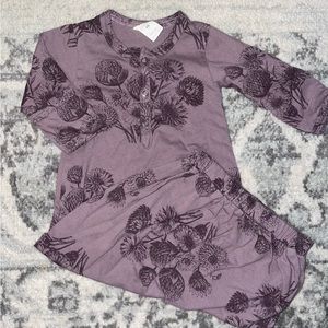 EUC newborn sleeper and matching blanket